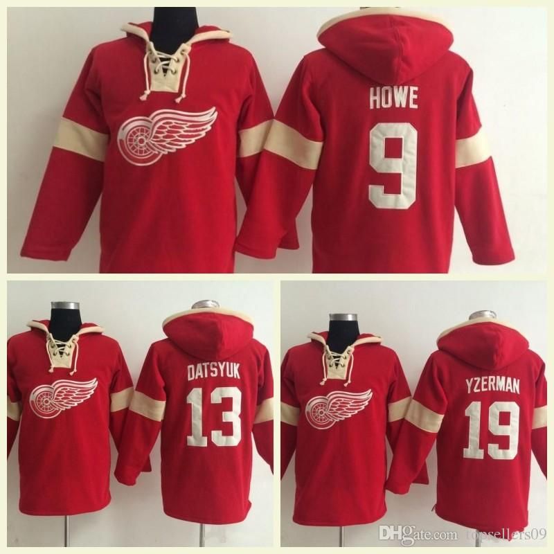 old red wings jerseys