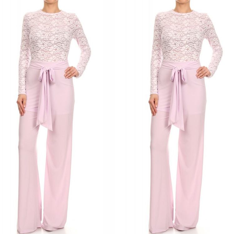 pink formal jumpsuits