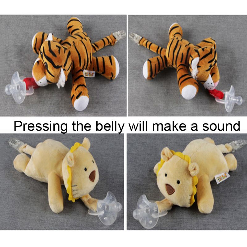 detachable pacifier animal