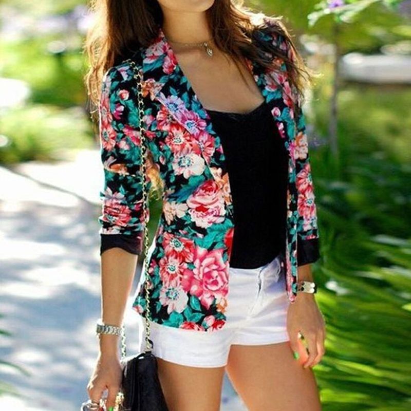 Women's floral sales suit jackets