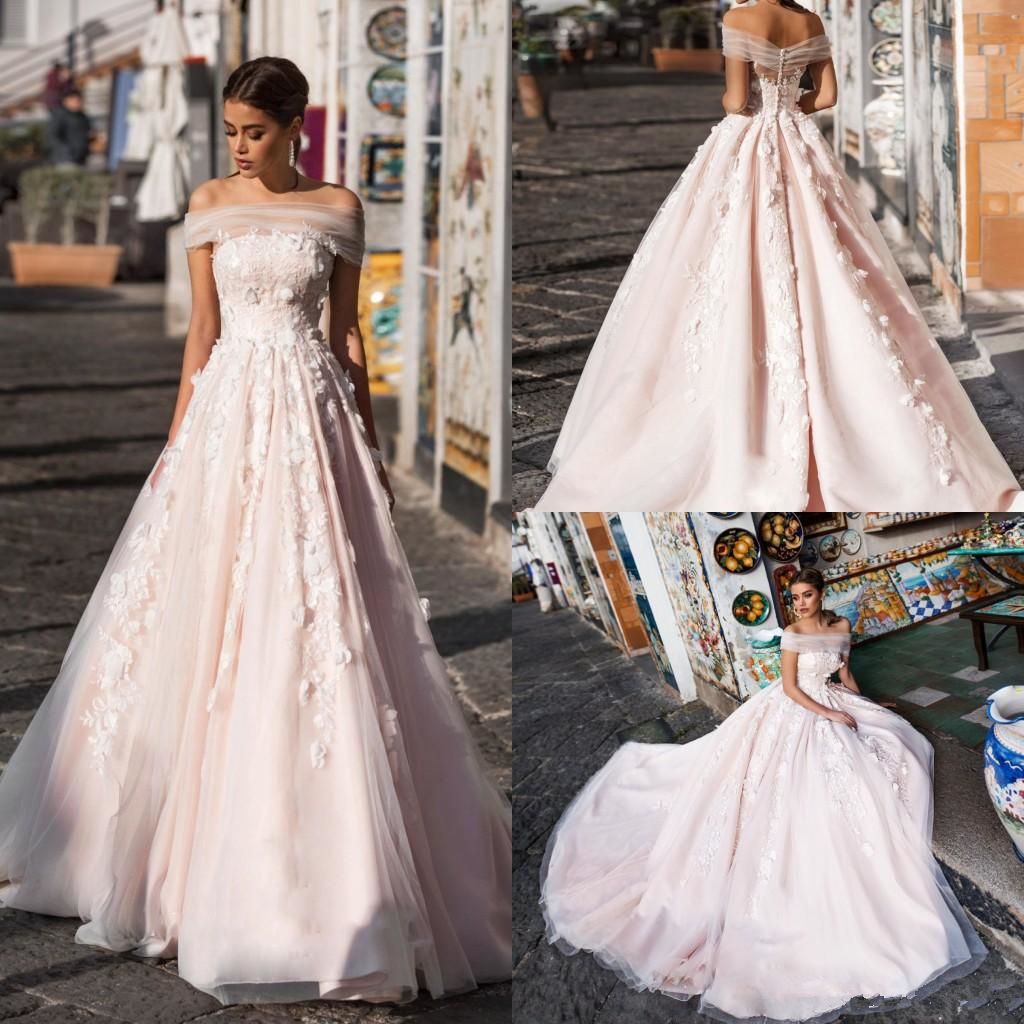 modern a line wedding dresses