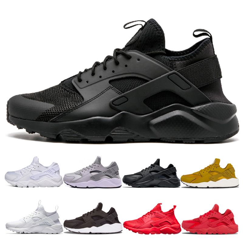 nike air huarache blanco y negro