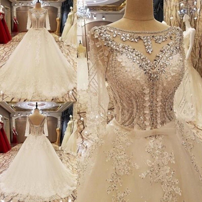 vestido de noiva com pedras