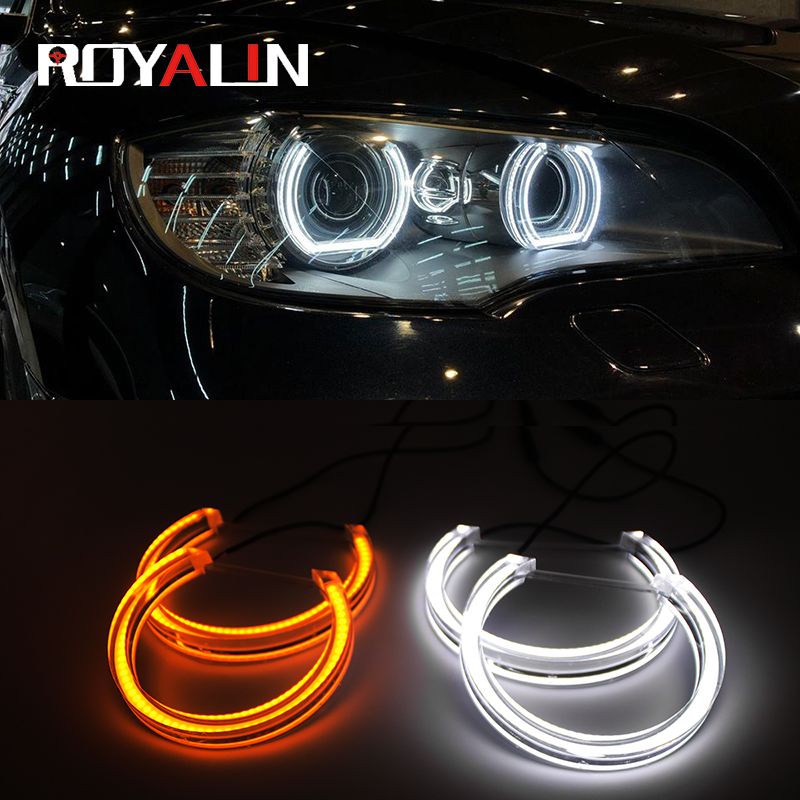 2020 Royalin Switchback Led Angel Eyes Drl Halo Lights Dtm Style For 3 Series E46 M3 E39 E36 Halogen Xenon Projector Headlight From Paping 125 91 Dhgate Com
