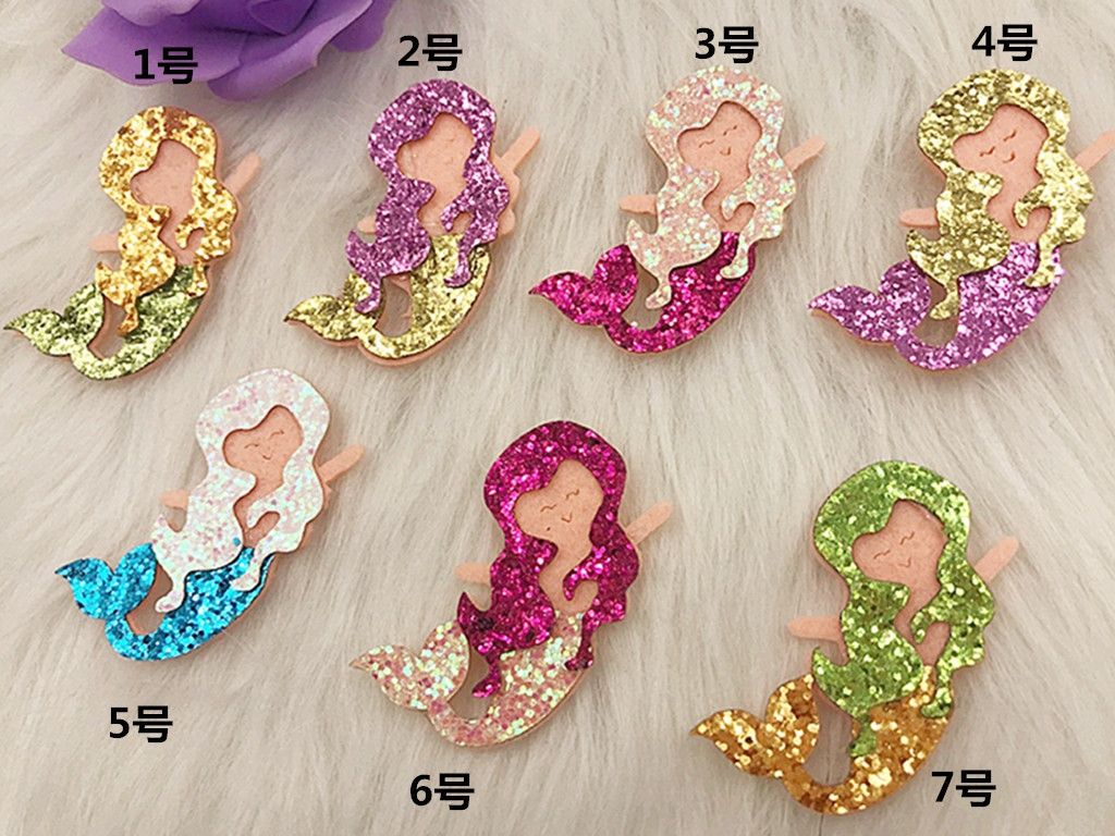 2020 Korean Style Hair Diy Brooch Diy Accessories Hairpin Sequins Mermaid Headdress Cartoon Decorative Material Headdress Accessories Qgys4 From Health Lifes 0 82 Dhgate Com