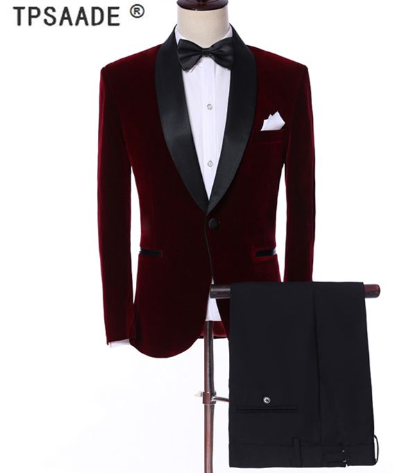 latest velvet suit designs 2018