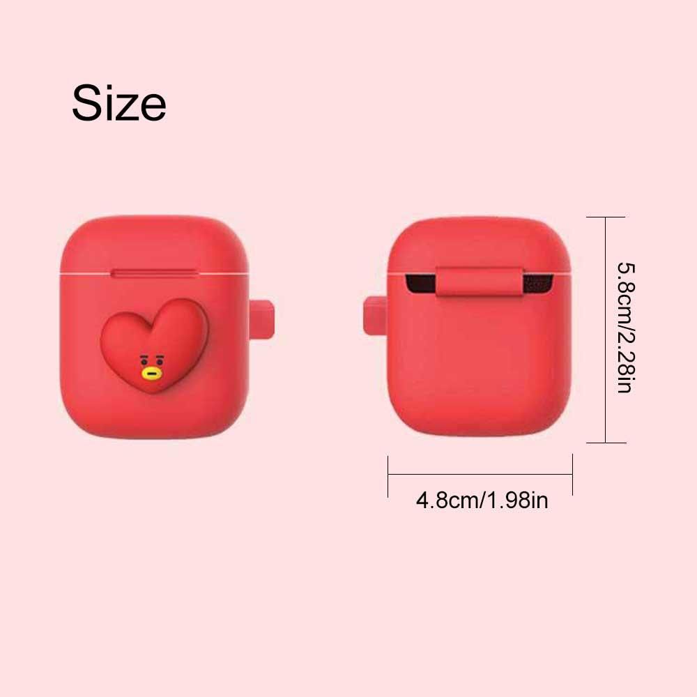 Bts الكرتون اللاسلكية بلوتوث سماعة القضية لابل Airpods سيليكون سماعات حالات ل Airpods 2 الغطاء الواقي 2021 من Panda Mall 6 63ر س موبايل Dhgate