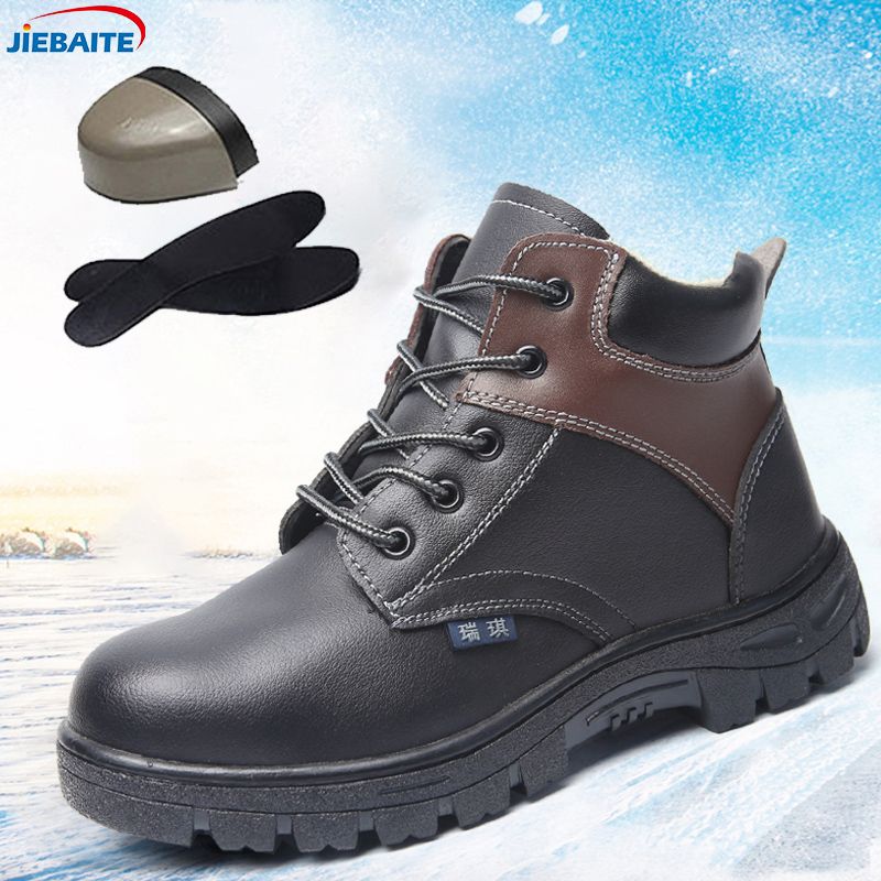 mens steel toe biker boots