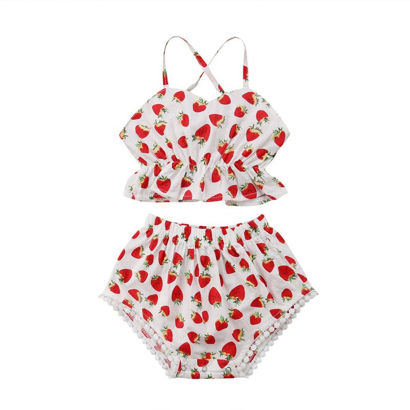 baby strawberry swimsuit