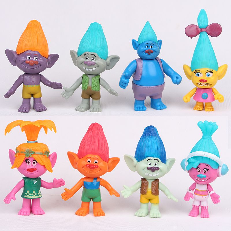 trolls doll set