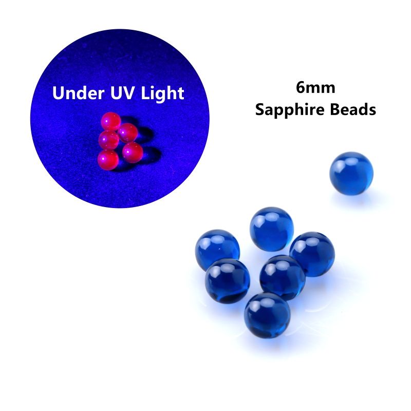 6mm Sapphire Beads