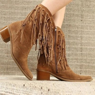 fringe boots uk