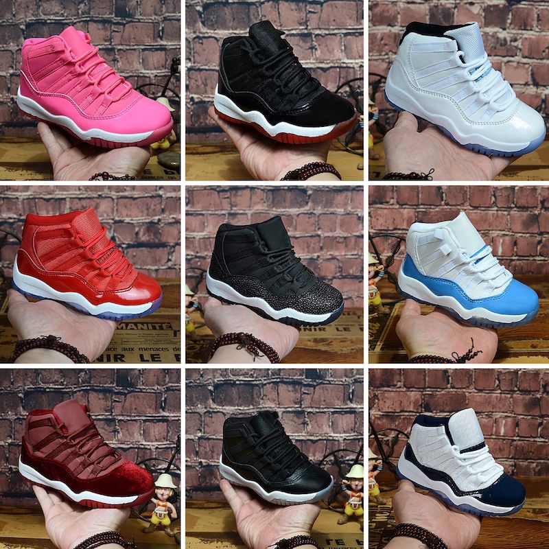 Nike Air Jordan 11 Niños 11s Concord 45 Jam Zapatillas de baloncesto