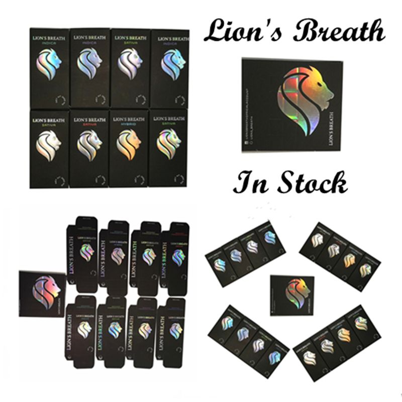 Lions Breath Vape Cartridges Disposable Vapes 510 Thread 0.8ml/1.0ml