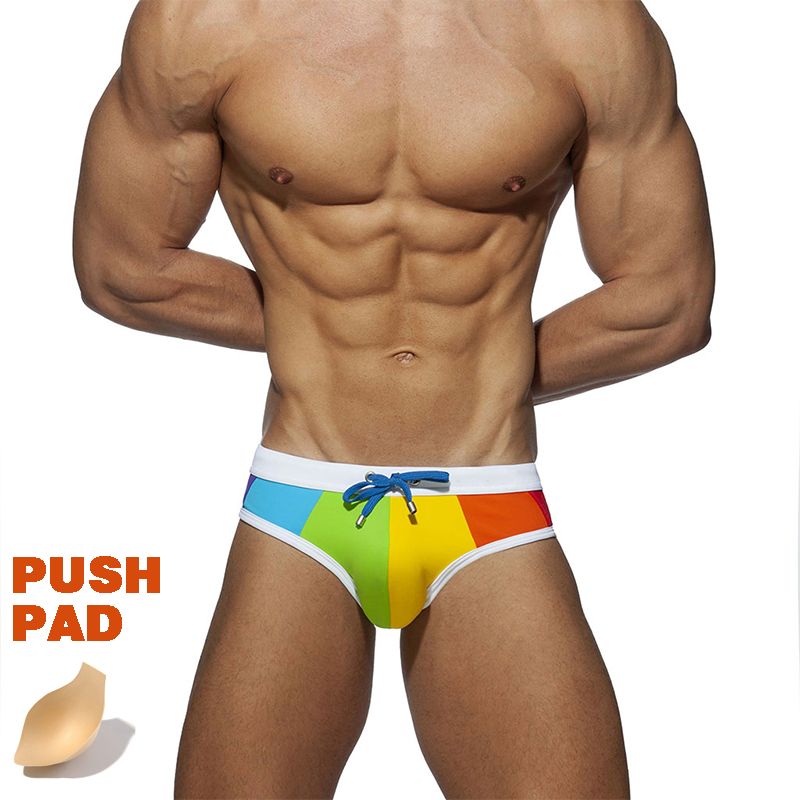 leopard mens swim briefs