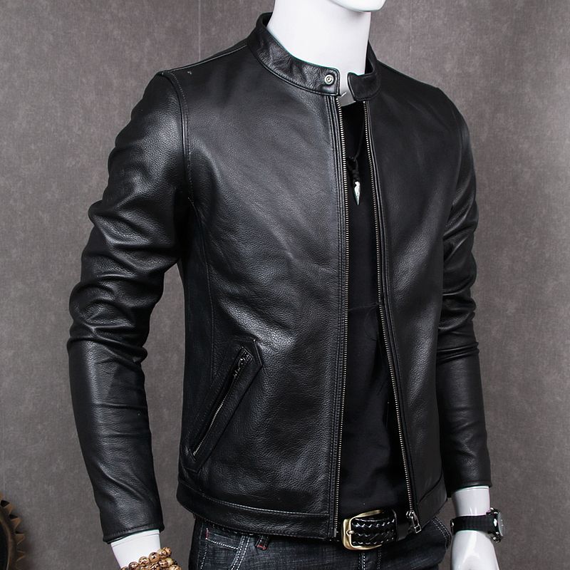 jacket de cuero hombre