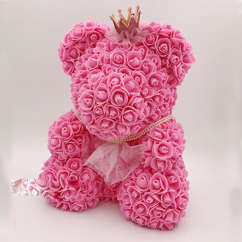 bears made of roses