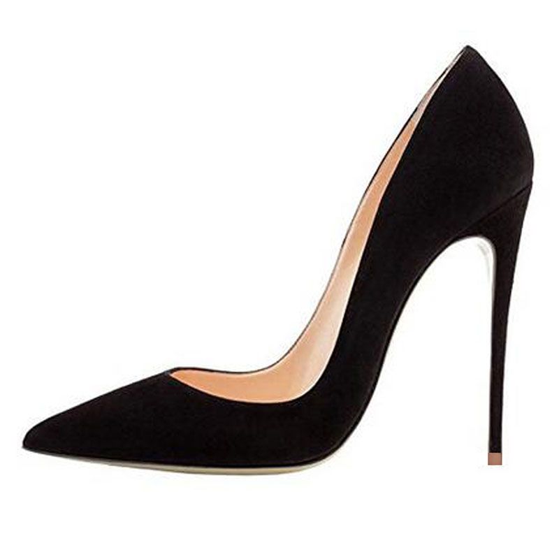 Compre Sapatos De Salto Alto Das Mulheres Sexy Bombas Saltos Pretos Sapato  Festa Feminina Senhoras Stiletto Pointy Moda Em Granel De Sapatos Clássicos  | DHgate.Com