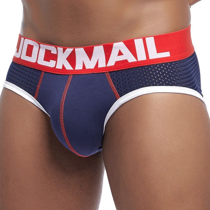 JOCKMAIL malla para hombre interior para Gay Sexy bikini bragas masculinas cadena bikini calzoncillos