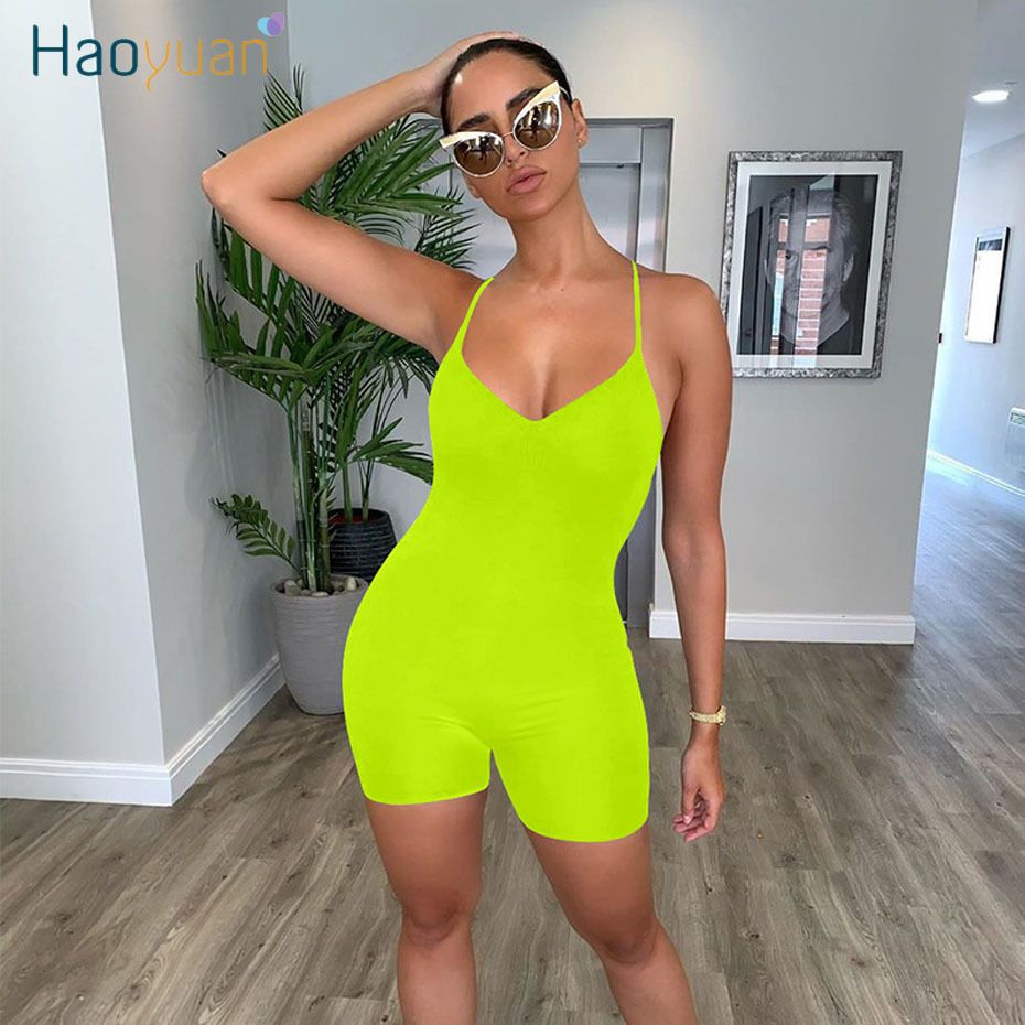 lime green one piece outfit