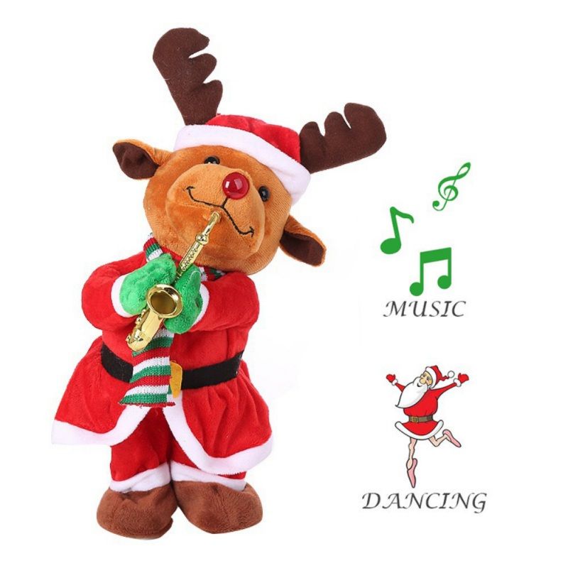dancing christmas stuffed animals