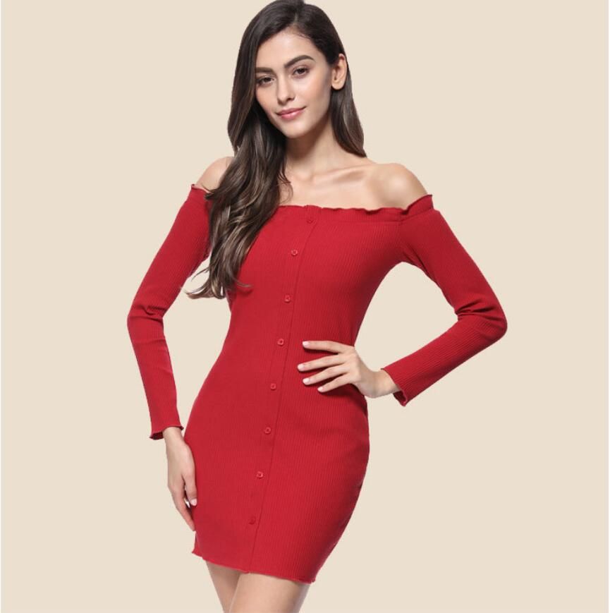 simple white bodycon dress