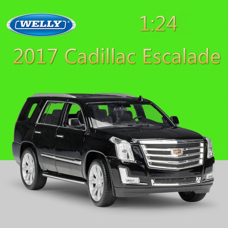 Welly 1:24 2017 Cadillac ESCALADE Diecast Model Sports SUV Car NEW IN BOX White