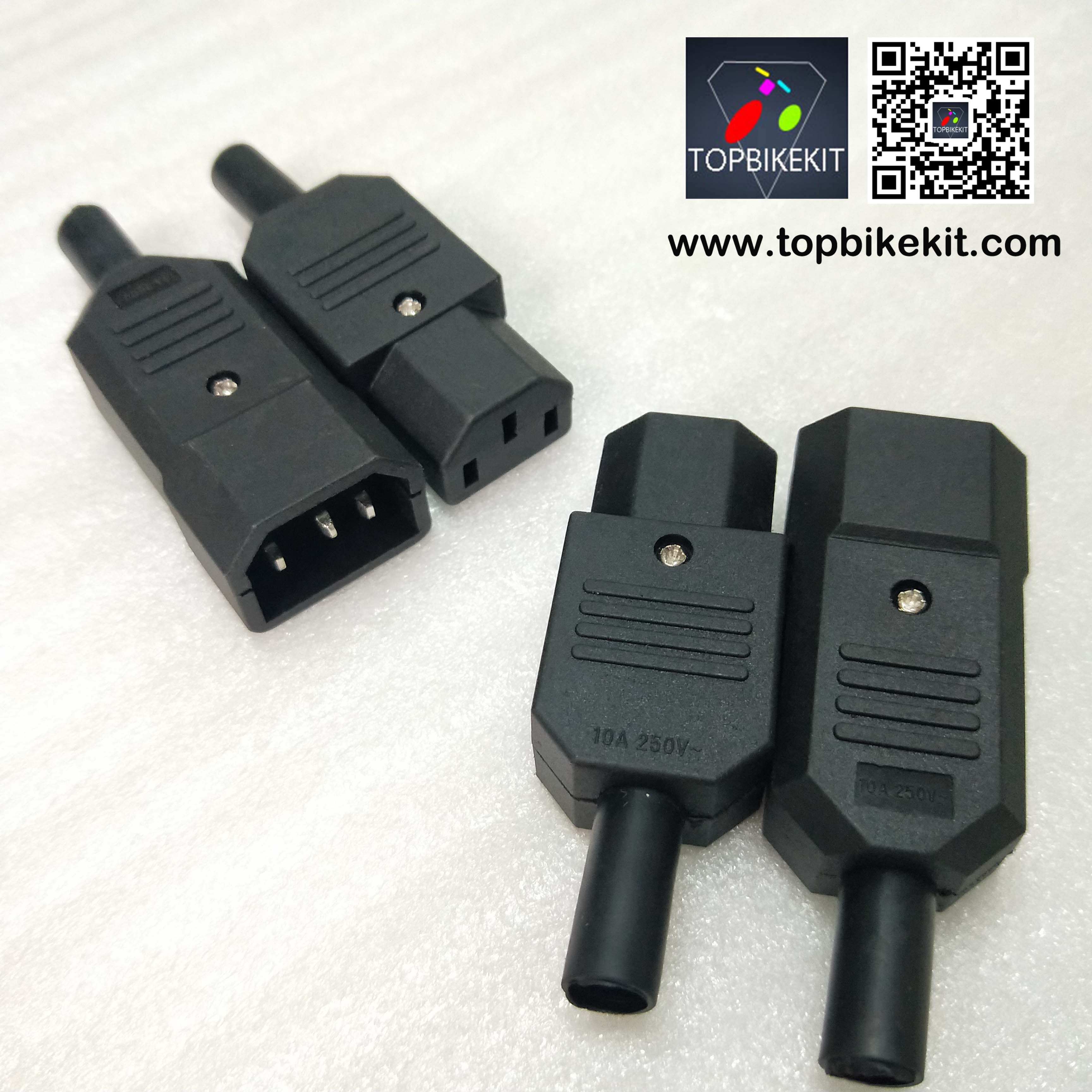 2020 Of Prong Iec320 C14 Power 2males 2females Inlet Plug