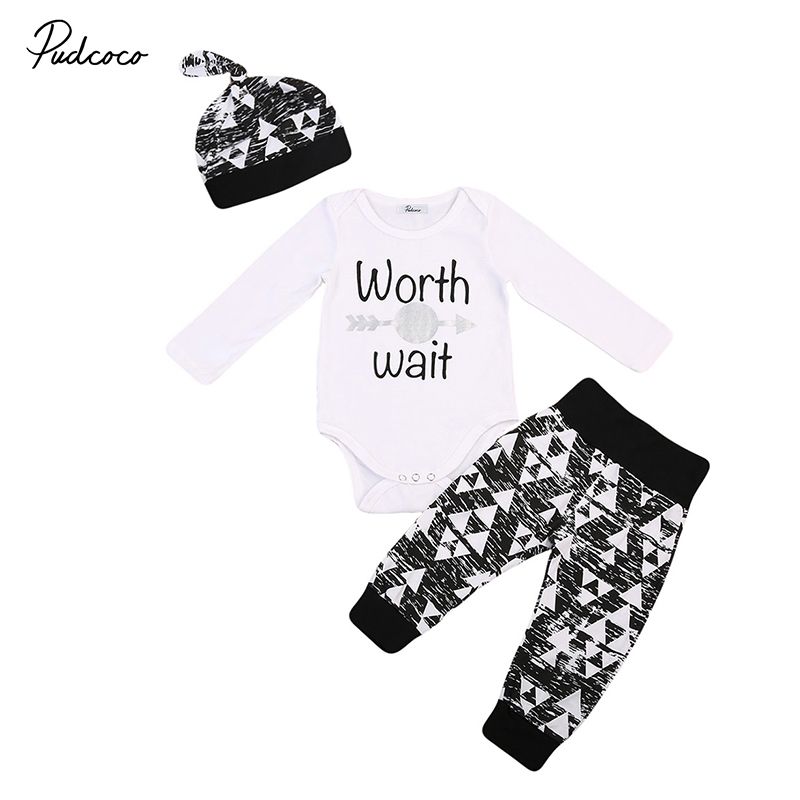 worth the wait newborn outfit boy