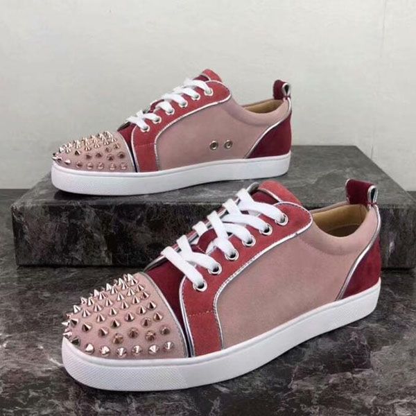 red bottom tennis shoes for men