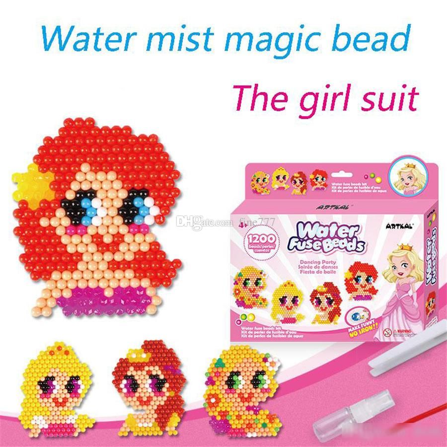 Hot Water Aqua Beads Toys Sticky Perler Beads Pegboard Set Fuse Beads  Jigsaw Puzzle Water Magic Bead Beadbond Educational Kids Toys From Handtoy,  $26.46 | DHgate.Com