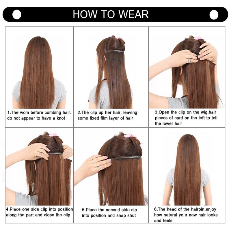 snap in hair pieces