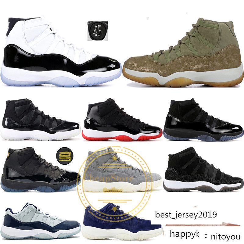 Compra Bred PRM Heredera Gum Mujeres De La Marina 11S Zapatos Casquillo Y  Del Vestido 11 Hombres Prom Night Platinum Tinte Gimnasia Rojas XI Fresco  Del Baloncesto Gris De Los Deportes Zapatillas