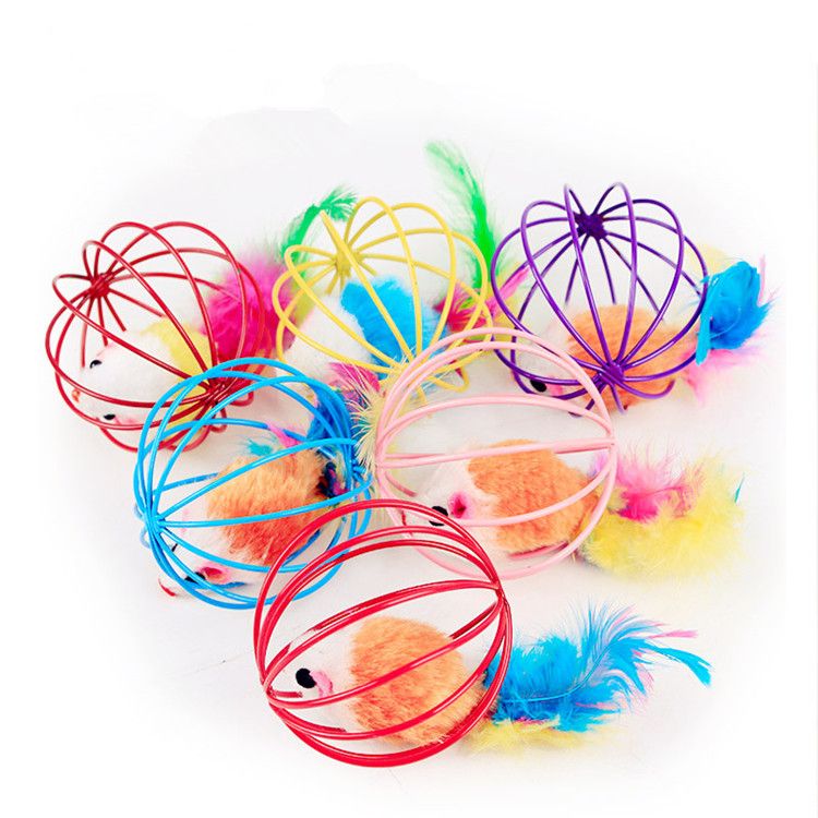 perro con jaula juguete