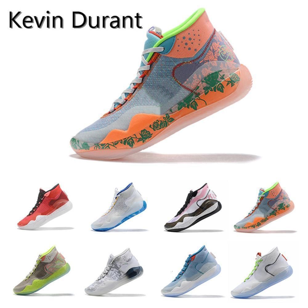 Zapatos Kevin Durant Kd 12 Negro Rojo Anniversary 12s Universidad Xii Oreo de