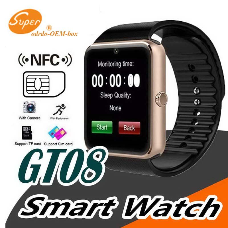 gt08 smart watch sim card