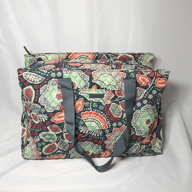 triple compartment travel bag