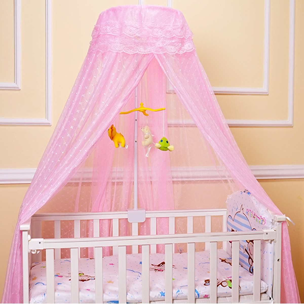 crib canopy stand