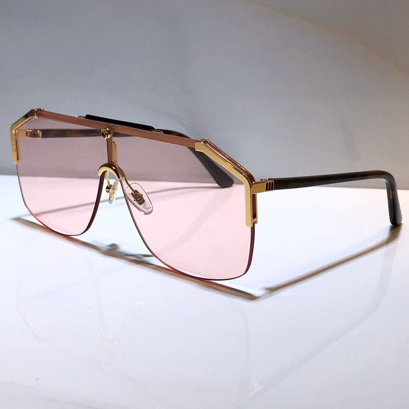 gold pink lens