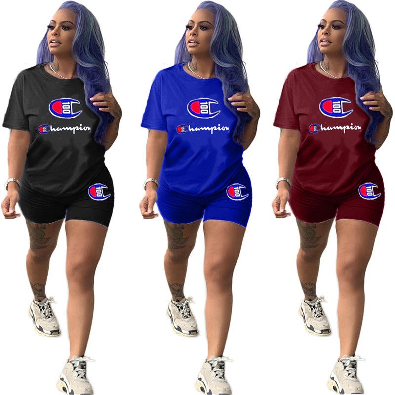 champion short and shirt set