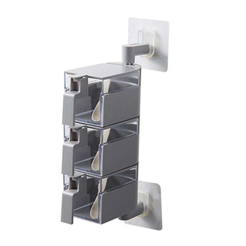Grosshandel Mit Griff Wandbehang 360 Grad Dreh Durable Kuchenzubehor Gewurzbehalter Schublade Typ Speicher Wurzen Box Von Diaolan 19 58 Auf De Dhgate Com Dhgate