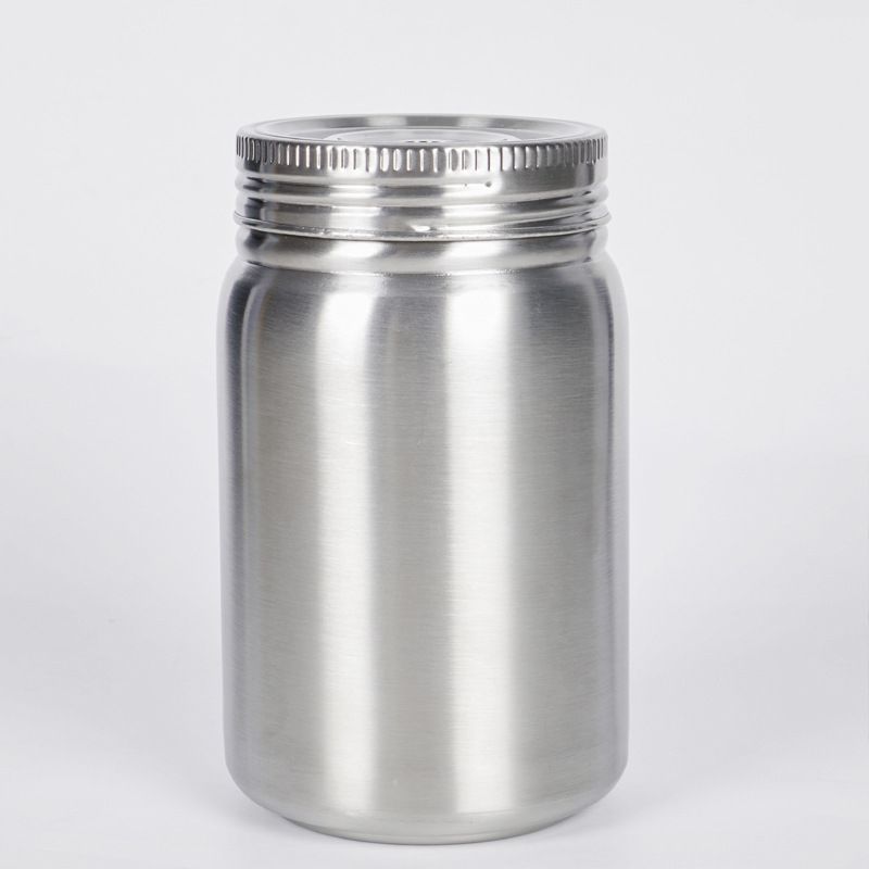 2020 17oz Mason Jar Mason Tumbler Mason Cans 304 Double Wall Stainless