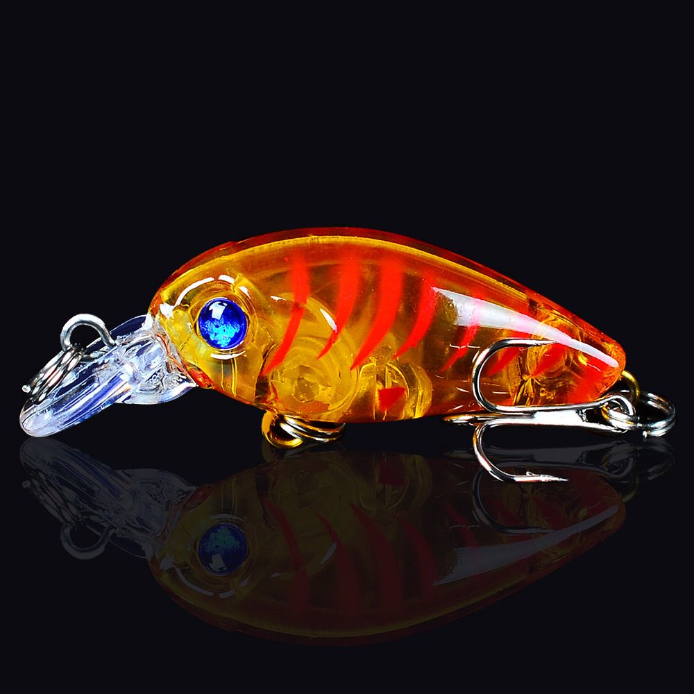 5PCS//Box Crankbait 4.5cm//4g Minnow Fishing Lures Hook Tackle Hard Bait Wobbler