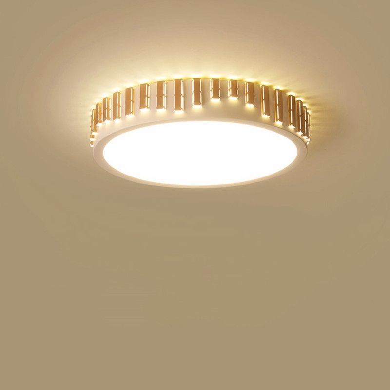 compre dar montado superficie del techo de la lampara redonda diseno moderno metal pintado regulable dormitorio de la luz del accesorio del techo