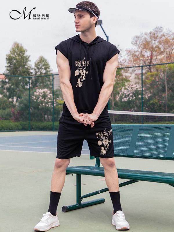 Compra Chándal Para Hombre Verano Casual Hombres Conjunto Carta Impresión  Con Capucha Tops Y Pantalones De Chándal 2 Unidades Conjunto Streetwear  Jogger Trajes Para Hombres Barato | Entrega Rápida Y Calidad | Es.Dhgate
