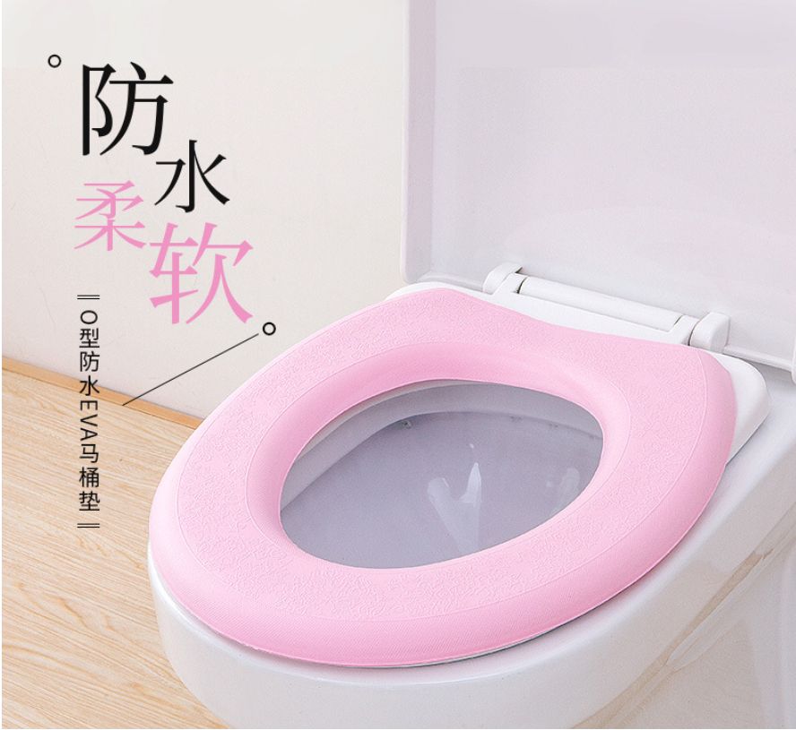 3X Bathroom Toilet Seat Closestool Washable Soft Warmer Mat Cover Pad Cushion