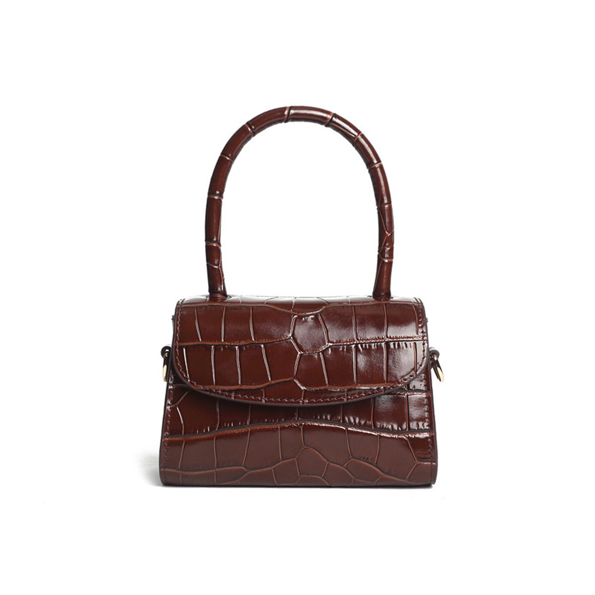 croc embossed purse