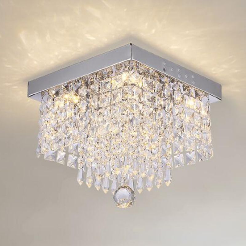 compre moda cuadrados de cristal de la lampara led de techo llevada lamparas led de techo lamparas de luz rw154 restaurante pasillo de alta potencia a