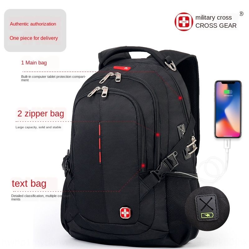 swiss cross backpack