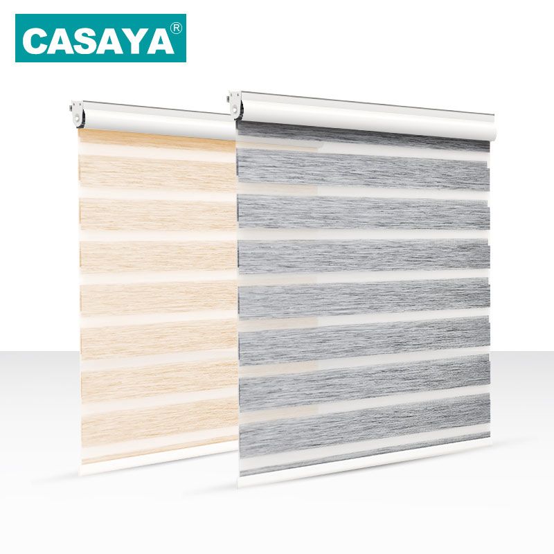 2020 Full Light Shade Roller Blinds Dust Cover Design Thicken Linen Fabric 28mm Aluminum Track Zebra Blinds For Living Room T200718 From Xue009 57 2 Dhgate Com